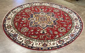 New Red Afghanistan Kazak Round Round