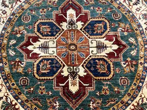 New Green Afghanistan Kazak Round Round