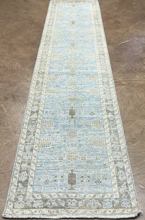 New Blue Afghanistan Khotan Runner