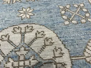 New Blue Afghanistan Khotan Runner