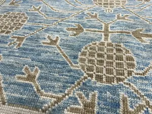 New Blue Afghanistan Khotan 4' X 6'