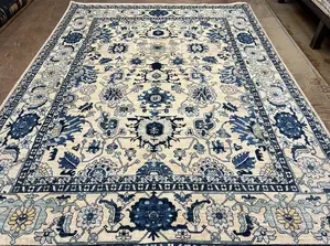 New Ivory Afghanistan Mahal 9' X 12'