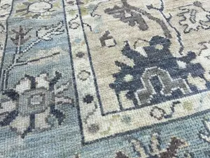 New Beige Afghanistan Oushak 4' X 6'