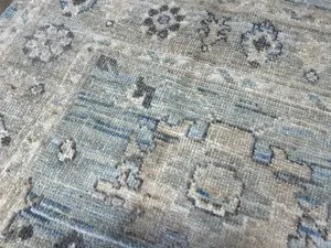 New Blue Afghanistan Oushak 3' X 5'