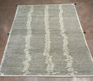 New Beige Persian Gabbeh 6' X 9'