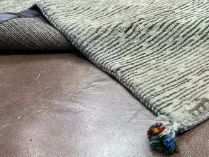 New Beige Persian Gabbeh 6' X 9'