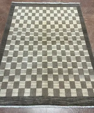New Brown Persian Gabbeh 5' X 7'