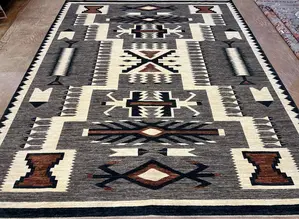New Grey Afghanistan Navajo 8' X 10'