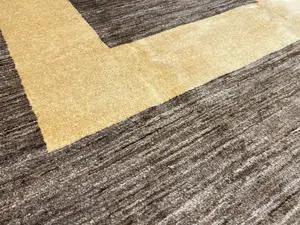 New Grey Afghanistan Modern Block 7' X 10'