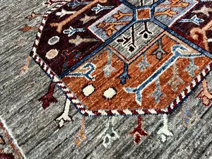 New Grey Afghanistan Ersari 8' X 10'