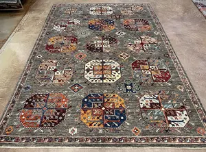 New Grey Afghanistan Ersari 7' X 10'
