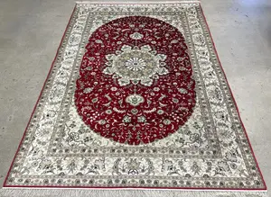Vintage Red Turkey Silk Keysari 6' X 9'