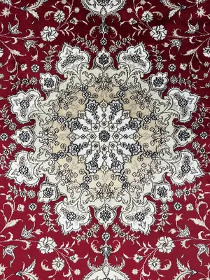 Vintage Red Turkey Silk Keysari 6' X 9'