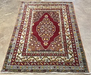 Vintage Red Turkey Turkish 4' X 6'