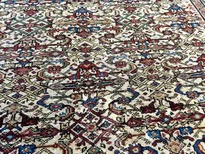 Antique Ivory Persian Malayer 4' X 6'