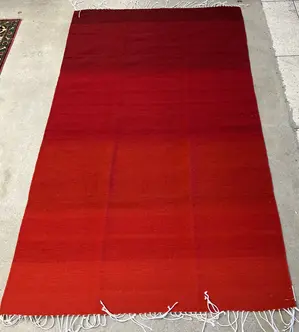 Vintage Red Mexico Zapotec 4' X 6'