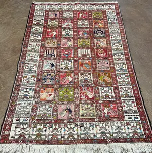 Vintage Red Afghanistan Sumak 4' X 6'