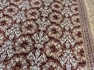 Vintage Red Turkey Silk Hereke 8' X 10'