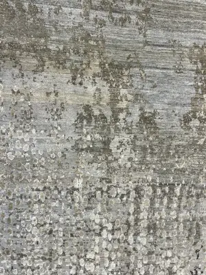 New Grey India Abstract Modern 9' X 12'
