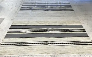 New Ivory India Modern Dhurrie 8' X 10'