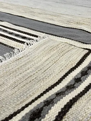 New Ivory India Modern Dhurrie 8' X 10'