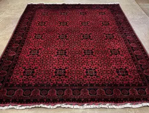 New Red Afghanistan Turkoman 8' X 10'