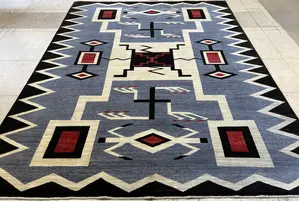 New Blue Afghanistan Navajo 8' X 10'