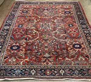Antique Red Persian Mahal 9' X 12'