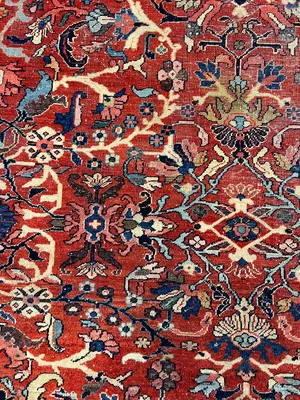 Antique Red Persian Mahal 9' X 12'