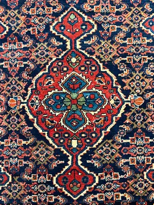 Vintage Navy Persian Hamadan 5' X 7'