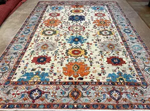 New Ivory Afghanistan Aryana Mahal 9' X 12'