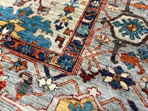 New Ivory Afghanistan Aryana Mahal 9' X 12'