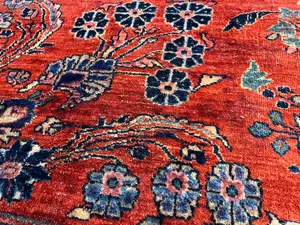 Antique Red Persian Saruk 8' X 10'