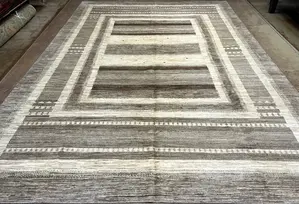 New Grey Afghanistan Luri Gabbeh 10' X 14'