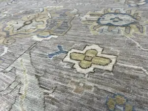 New Grey Pakistan Modern Mahal 9' X 12'