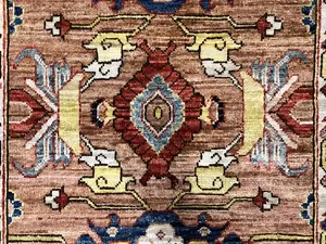 New Rust Afghanistan Modern Tribal 2' X 3'