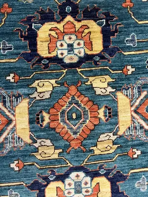 New Green Afghanistan Aryana Mahal 2' X 3'