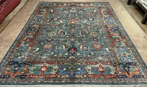 New Green Afghanistan Aryana Mahal 9' X 12'