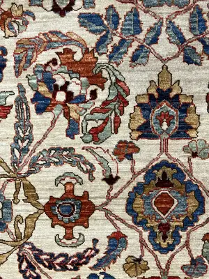 New Ivory Afghanistan Aryana Mahal 8' X 10'