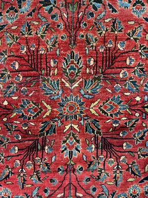 Vintage Red Persian Saruk 5' X 7'