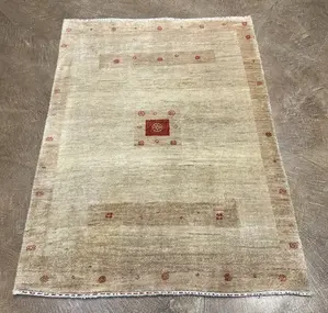 Vintage Beige Persian Gabbeh 3' X 5'