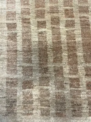 Vintage Beige Persian Gabbeh 4' X 6'