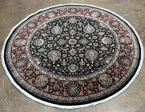 New Black Turkey Hereke Round