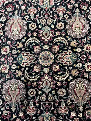 New Black Turkey Hereke Round