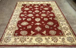 Vintage Red Pakistan Mahal 7' X 10'