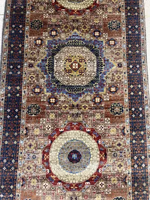 New Brown Afghanistan Mamluk Runner
