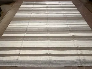 New Ivory India Flatweave 9' X 12'