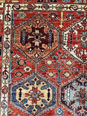 New Red Afghanistan Aryana Tribal 5' X 7'