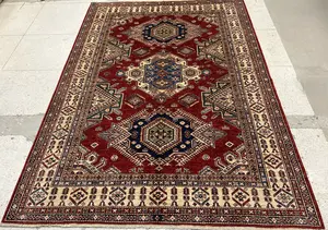 New Red Afghanistan Kazak 6' X 9'