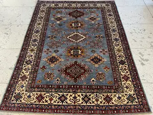 New Blue Afghanistan Kazak 5'-6"x8'